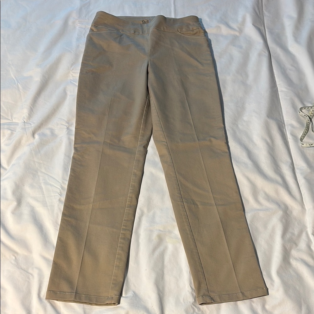 Croft & Barrow Tan Straight Leg Chinos